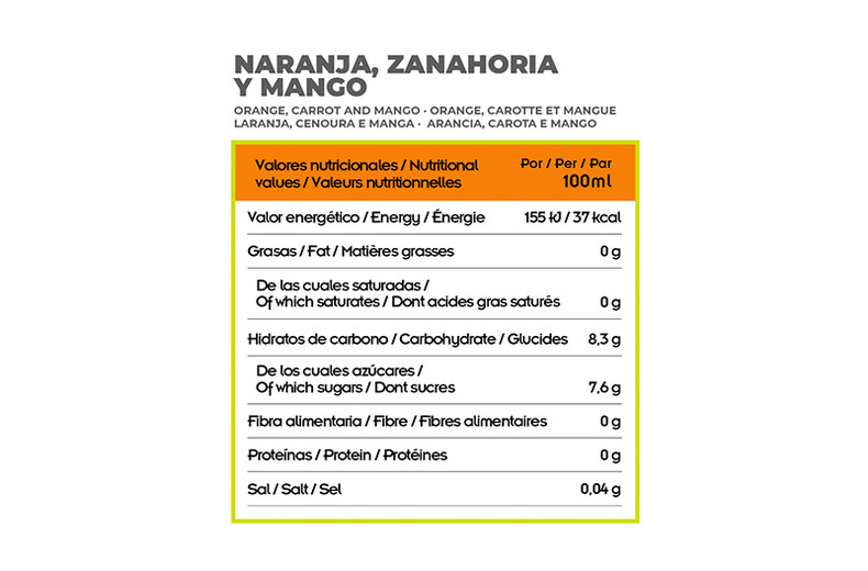 naranja nutricional